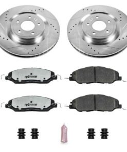 Power Stop 11-14 Ford Mustang Front Z26 Street Warrior Brake Kit