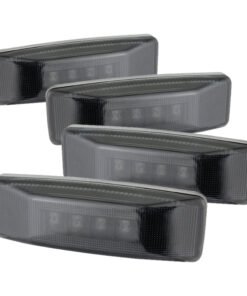 Xtune Dodge Ram 94-02 Dually 2 Red LED+2 Amber LED Fender Lights 4pcs Smoke ACC-LED-DR94-FE-SM