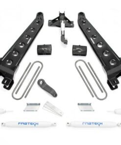 Fabtech 17-19 Ford F250/350 4WD Gas 6in Radius Arm System w/Perf. Shocks