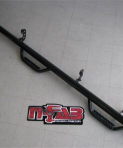 N-Fab Nerf Step 10-17 Dodge Ram 1500 Crew Cab 6.4ft Bed - Tex. Black - Bed Access - 3in