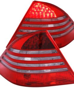 ANZO 2000-2005 Mercedes Benz S Class W220 LED Taillights Red/Smoke