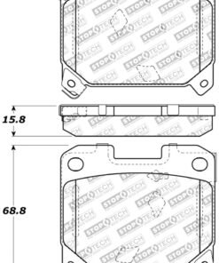 StopTech Street Touring 5/93-98 Toyota Supra Turbo Rear Brake Pads