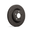 Hawk Talon 2007 Jeep Wrangler Drilled and Slotted Rear Brake Rotor Set