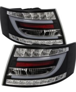 Spyder Audi A6 05-08 4Dr Sedan( not fit Quattro) Light Bar LED Tail Lights Blk ALT-YD-AA605-LBLED-BK
