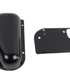 Kentrol 76-86 Jeep Wiper Motor Cover CJ - Powdercoat Black