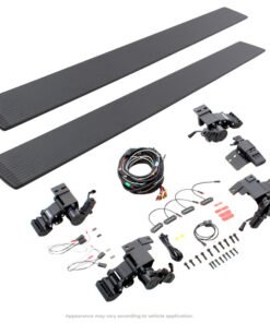 Go Rhino 07-21 Toyota Tundra CrewMax Cab 4dr E-BOARD E1 Electric Running Board Kit - Tex. Blk