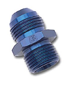 Russell Performance -6 AN Flare to 12mm x 1.5 Metric Thread Adapter (Blue)