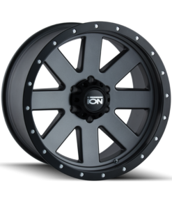 ION Type 134 18x9 / 5x139.7 BP / 0mm Offset / 108mm Hub Matte Gunmetal/Black Beadlock Wheel