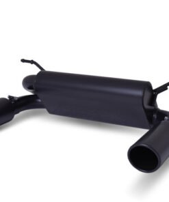 Gibson 18-19 Jeep Wrangler JL Rubicon 3.6L 2.5in Cat-Back Dual Split Exhaust - Black Elite (Ceramic)