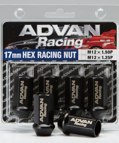 Advan Lug Nut 12X1.25 (Black) - 4 Pack