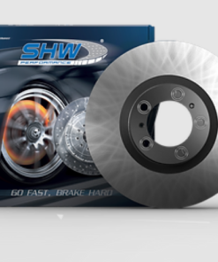 SHW 19-21 Porsche Macan S 3.0L Left Front Smooth Monobloc Brake Rotor