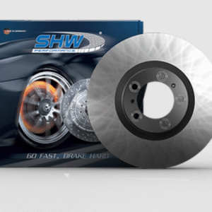 SHW 17-18 Audi A4 Allroad Premium 2.0L Rear Smooth Monobloc Brake Rotor