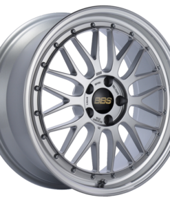 BBS LM 19x8.5 5x112 ET48 Diamond Silver Center Diamond Cut Lip Wheel -82mm PFS/Clip Required