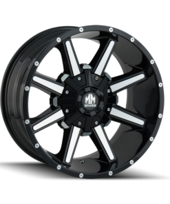 Mayhem 8104 Arsenal 20x9 / 6x135 BP / 0mm Offset / 106mm Hub Black/Machined Face Wheel