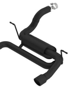 Borla 18-19 Jeep Wrangler JL/JLU 2.0L 4Cyl 2DR/4DR Axle Back Exhaust ATAK w/ 2.5in Tips - Black