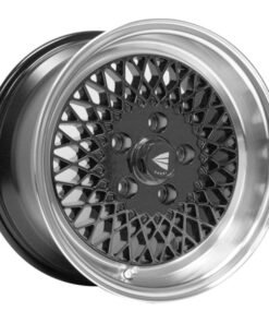 Enkei92 Classic Line 15x7 38mm Offset 4x100 Bolt Pattern Black Wheel