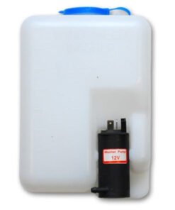 Vibrant Windshield Washer Bottle Repl Kit 1.2L bottle incl bottle ele pump mounting bracket hose