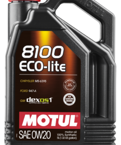 Motul 5L Synthetic Engine Oil 8100 0W20 ECO-LITE - Case of 4