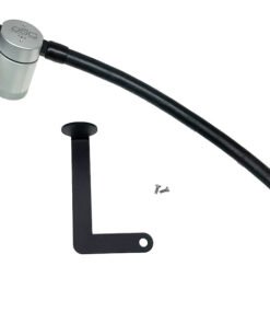 J&L 10-19 Ford Flex EcoBoost V6 Passenger Side Oil Separator 3.0 - Clear Anodized