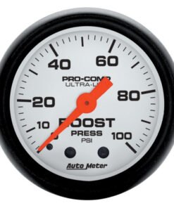 Autometer Phantom 2 1/16in 100psi Mechanical Boost Gauge