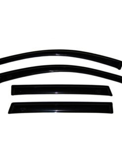 AVS 06-12 Ford Fusion Ventvisor Outside Mount Window Deflectors 4pc - Smoke