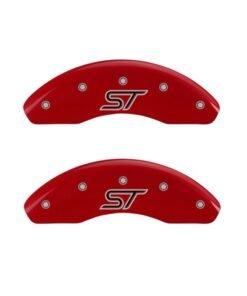 MGP 4 Caliper Covers Engraved Front & Rear ST Red finish silver ch