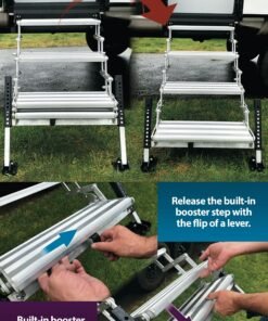 Torklift A9104 GlowStep Revolution Uprising 3 Step Entry Steps