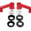 BMR Suspension CB005 Red Cradle Bushing Lockout Kit for 2015-2020 Ford Mustang