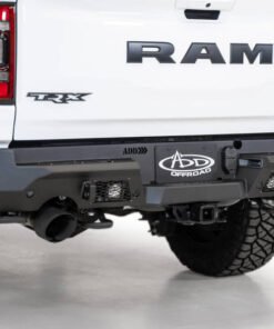 Addictive Desert Designs 2021 Dodge RAM 1500 TRX Stealth Fighter Rear Bumper - Hammer Black