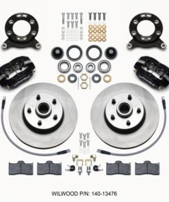 Wilwood Forged Dynalite-M Front Kit 11.30in 1 PC Rotor&Hub 1965-1969 Mustang Disc & Drum Spindle