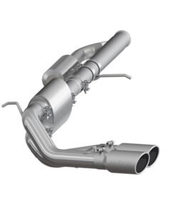 MBRP 09+ Chevrolet Silverado 1500 3in Cat Back Pre-Axle Dual Outlet w/ 4in Tip - AL