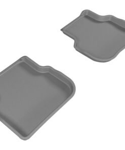 3D MAXpider 2011-2018 Volkswagen Jetta Sedan Kagu 2nd Row Floormats - Gray
