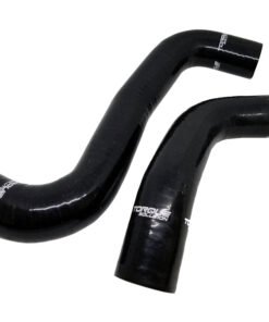 Torque Solution 08-14 Subaru WRX / 08-18 STI / 09-13 Forester XT Silicone Radiator Hose Kit - Black