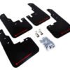 Rally Armor 2016-2017 Toyota Rav4 UR Black Mud Flap w/ Red Logo