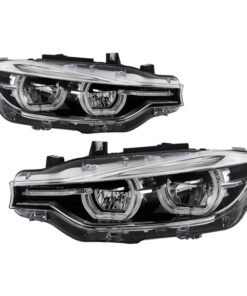 Spyder BMW F30 3 Series 4Dr LED Projector Headlights Chrome PRO-JH-BF3012H-4D-LED-C