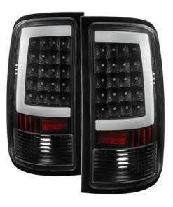 Xtune GMC Sierra 07-13 LED Tail Lights Black ALT-ON-GS07-G2-LED-BK