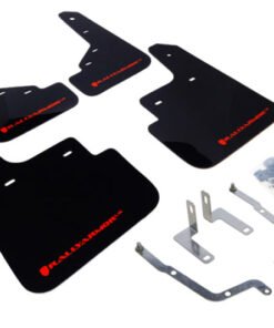 Rally Armor 2014+ Mazda3/Mazdaspeed3 UR Black Mud Flap w/ Red Logo