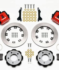 Wilwood Combination Parking Brake Rear Kit 12.19in Red 2006-Up Civic / CRZ