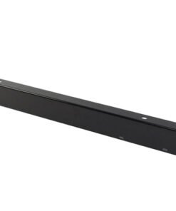 Kentrol 45-86 Jeep CJ 54 Inch Front Bumper Without holes- Powdercoat Black