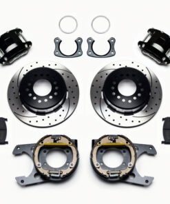 Wilwood D154 P/S Park Brake Kit Drilled Big Ford New Style 2.36in Offset