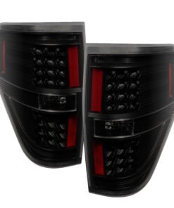 Xtune Ford F150 09-14 LED Tail Lights Black Smoke ALT-JH-FF15009-LED-BSM