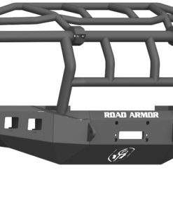 Road Armor 17-20 Ford F-250 Stealth Wide Fender Front Winch Bumper w/Intimidator Guard - Tex Blk