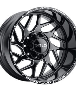 Weld W117 20X9 Fulcrum 6X135 6X139.7 ET00 BS5.00 Gloss Black MIL 106.1