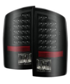 Xtune Dodge Ram 07-08 1500 / Ram 07-09 2500/3500 LED Tail Lights Black Smoke ALT-JH-DR07-LED-BKSM