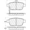 StopTech Street Touring 06-13 Honda Ridgeline / Acura TL Rear Brake Pads