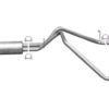 Gibson 11-18 Ram 1500 Big Horn 5.7L 2.25in Cat-Back Dual Split Exhaust - Black Elite