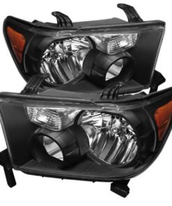 Xtune Toyota Tundra 07-13 / Toyota Sequoia 08-13 OEM Style Headlights Black HD-JH-TTU07-AM-BK