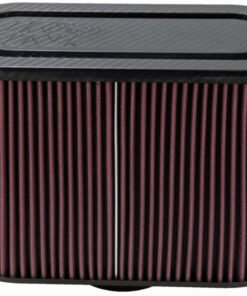 K&N Universal Filter with Carbon Fiber Top & Base-12in Base O/S Length x 6in Base O/S Width x 7in H