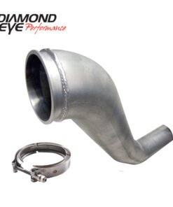 Diamond Eye KIT 4in DWNP HX40 TURBO-DIRECT FLANGE W/ V-Band CLAMP AL DODGE 94-02