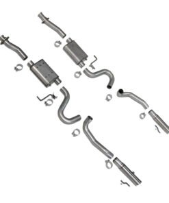 BBK 86-04 Mustang Cat Back Kit Varitune Mufflers Stainless Steel Tips